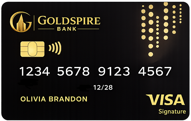 Goldspire Rewards & Cash Back credit card.